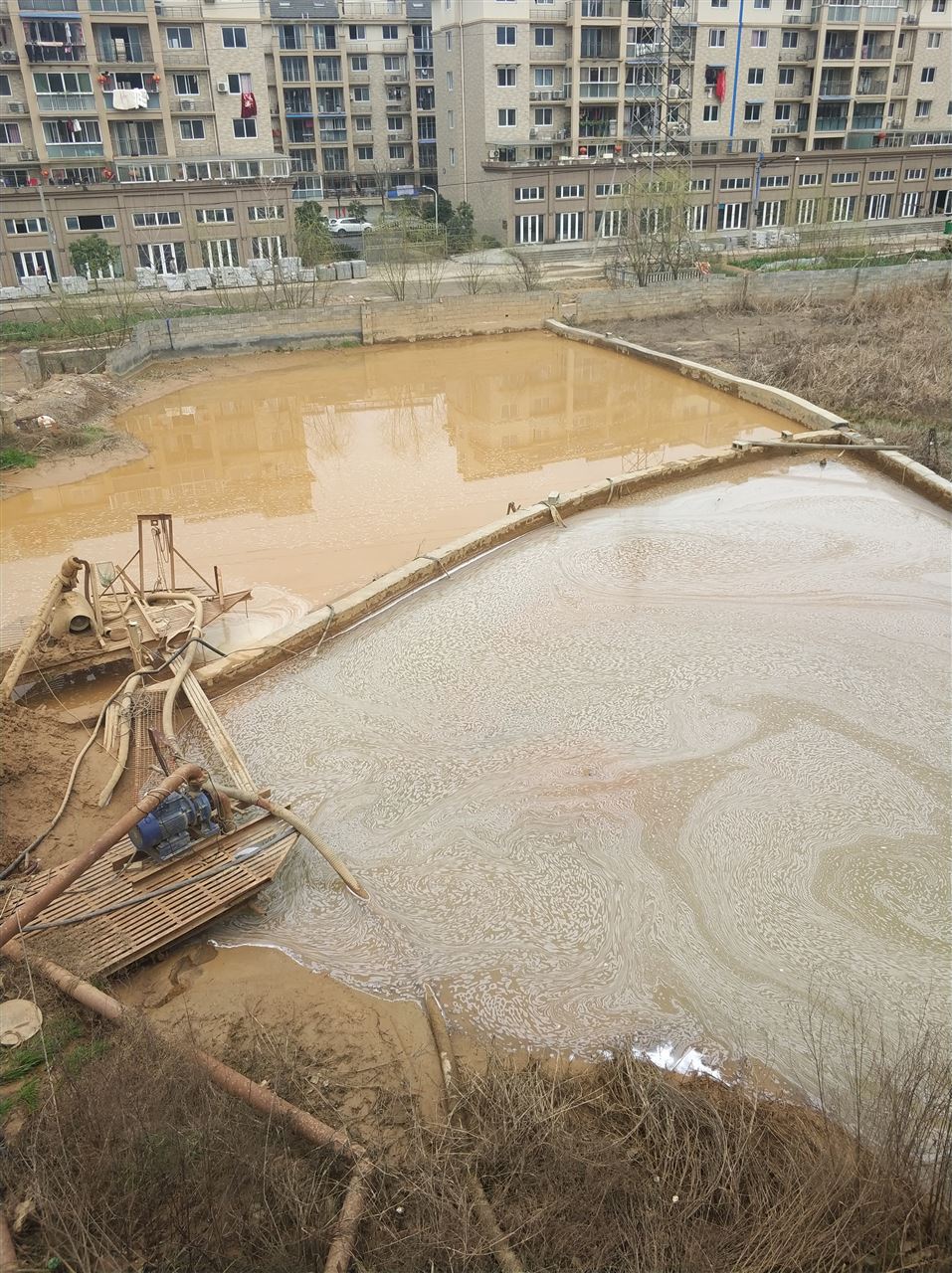 蓝山沉淀池淤泥清理-厂区废水池淤泥清淤